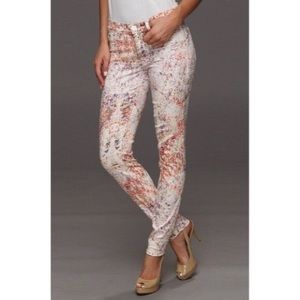 NEW Hudson Krista Super Skinny Floral Invasion